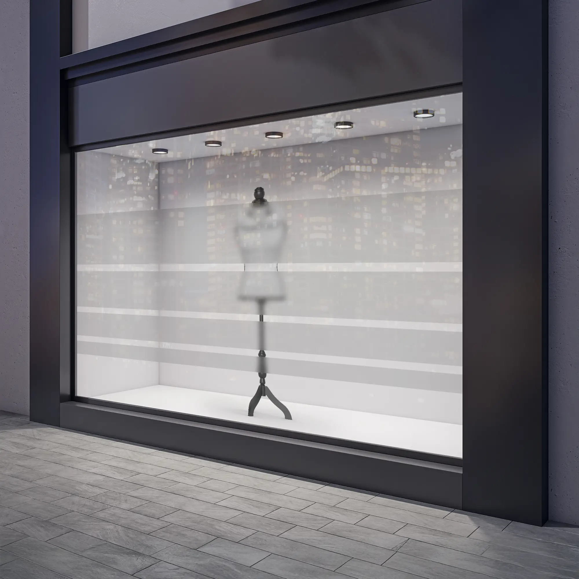 Aufkleber Sandstrahlfolie